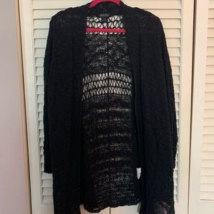 EUC Lucky Brand Long Openwork Cardigan